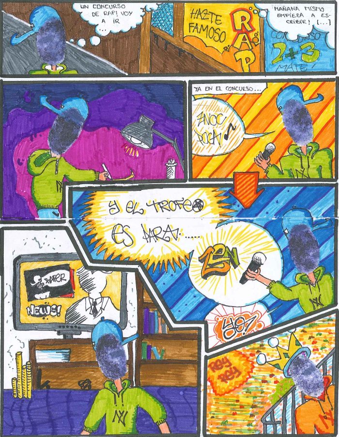 Cómic con huella dactilar, Iker del Val
