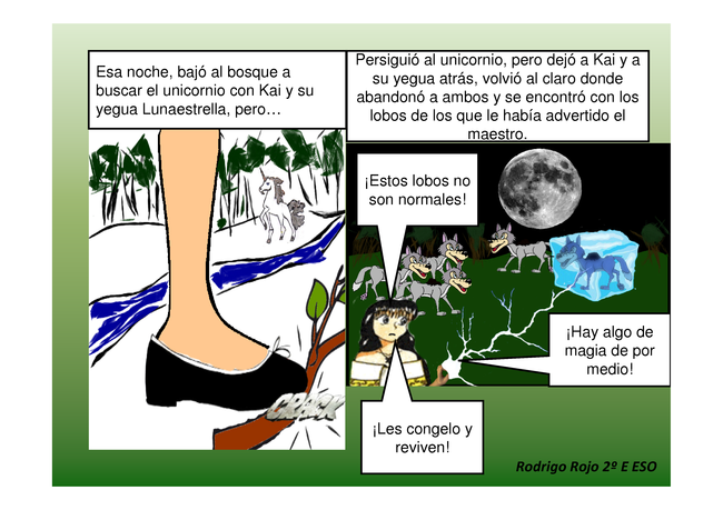Cómic basado en el libro El valle de los lobos 9
