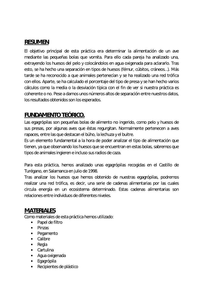 Informe egagrópilas Rocío Blanco 1